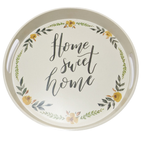 Home Sweet Home Melamine Serving Tray entertaining decor kitchen - Picture 1 of 2